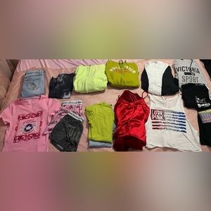 size medium victoria secret pink etc lot
